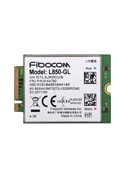 Fibocom Wireless L850-gl M.2 Kart Hücresel Lte Kablosuz Modülü Thinkpad Uyumlu