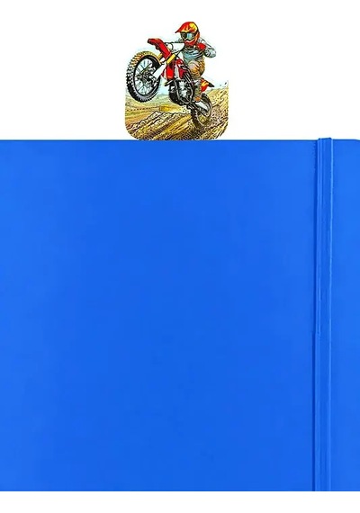 Enduro Motorcu Kitap Ayracı