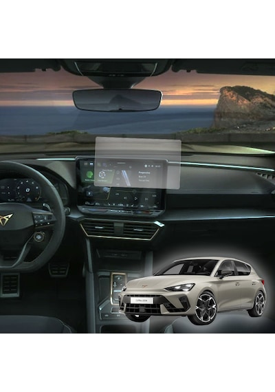 Cupra Leon Multimedya Paneli Uyumlu Nano Cam Ekran Koruyucu