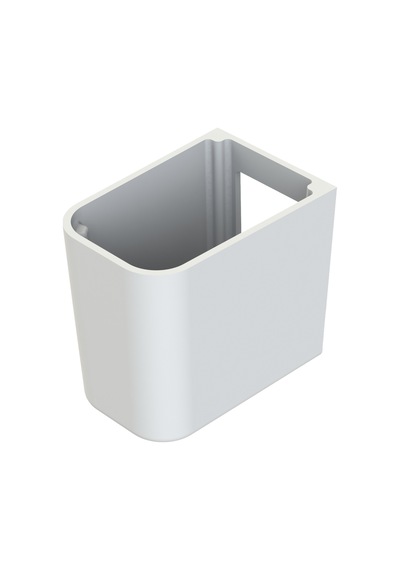 Turkuaz Cerastyle Duru Lavabo 60 40 Cm Ve Noura Yarım Ayak Beyaz