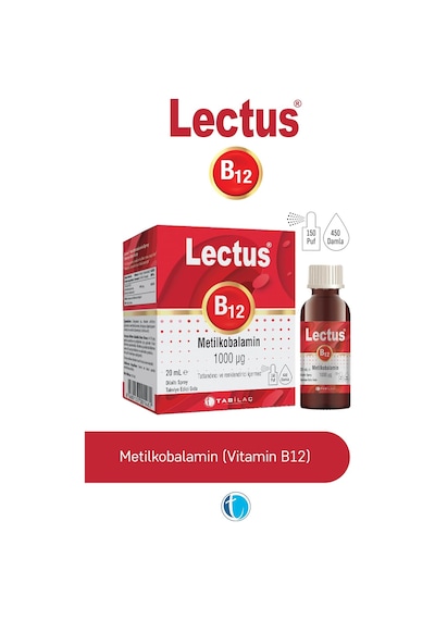 Metil B12 Dil Altı Sprey 20 Ml / 1000 Mcg 2 Paketi