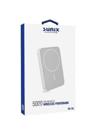 Sunix 5.000 Mah 15w Manyetik Taşınabilir Powerbank Pb-140