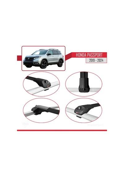 Honda Passport 2019-2024 Arası İle Uyumlu Ace-1 Ara Atkı Tavan Ba
