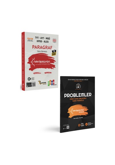 Tyt Ayt Msü Kpss Paragraf - Problemler Soru Bankası Seti 2 Kitap