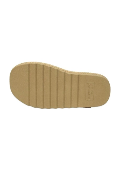Bohonomad Ibiza Mid Platform Kadın Bej Sandalet Ibz0012-mp
