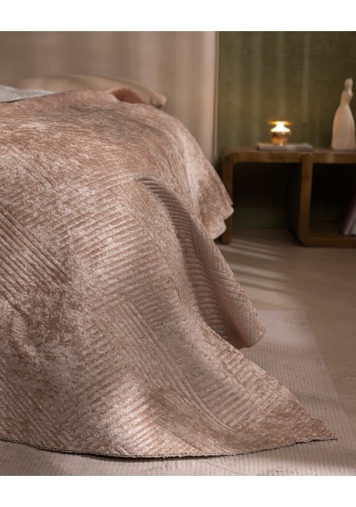 Griselle Tek Kişilik Yatak Örtüsü - İndigo/gold 8684427358061 Çok Renkli