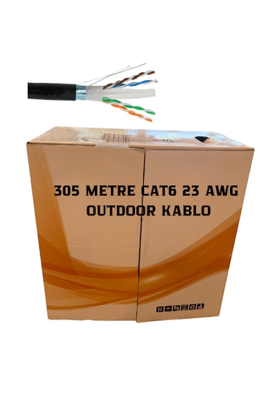 Cat6 İnternet Kablosu 305 M Dış Mekan Outdoor