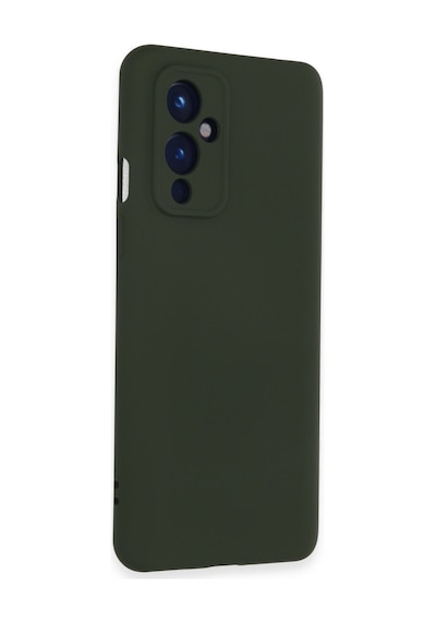 One Plus 9 Kılıf Nano İçi Kadife Silikon - Koyu Yeşil Bzsxx00 1