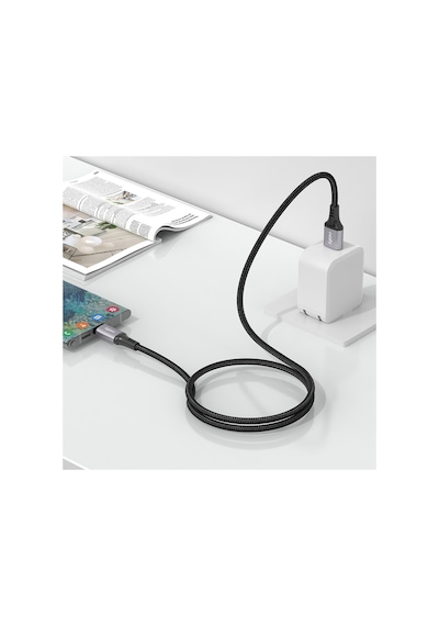 Usb-a To Type-c Hızlı Şarj Kablosu 18w, 480mbps, 1.2m, Dayanıklı Örgü V0203001