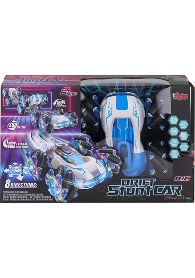 Hg4-33 Kumandalı Müzikli Işıklı Drift Stuntu Akrobat Araba -vardem Çok Renkli