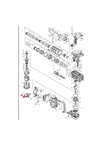 Makita HM1317CB Kömür Fırça CB-175 Ürün Kodu 195844-2