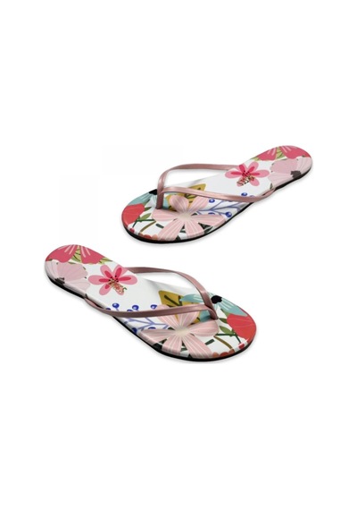 Tkees Tk-2023 Parmak Arası Çok Renkli Kadın Terlik