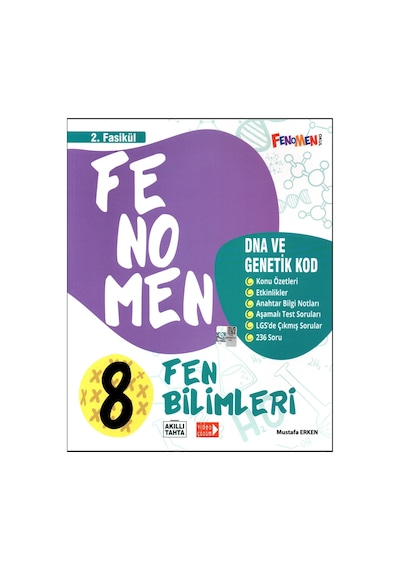 Fenomen 8. Sınıf LGS Fen Bilimleri 2. Fasikül Konu Özetli Soru