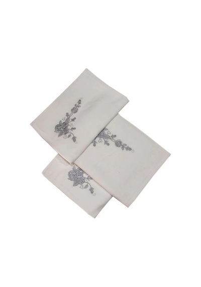 Bulteks Simli Nakışlı Kadife Desen 5 Havlu 30x50 4 Renk