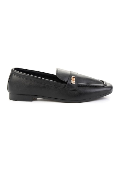Bambi Siyah Kadın Loafer Ayakkabı K01688011609 Siyah