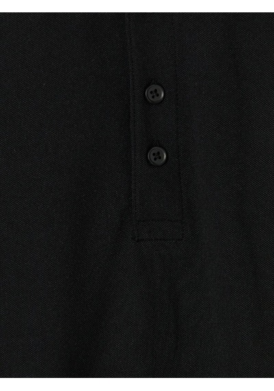 Lc Waikiki Siyah Polo Yaka Pike Erkek Tişört