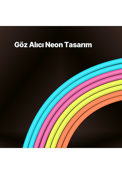 Ttec USB-C - Lightning Hızlı Şarj Kablosu 120 CM Neon Turuncu