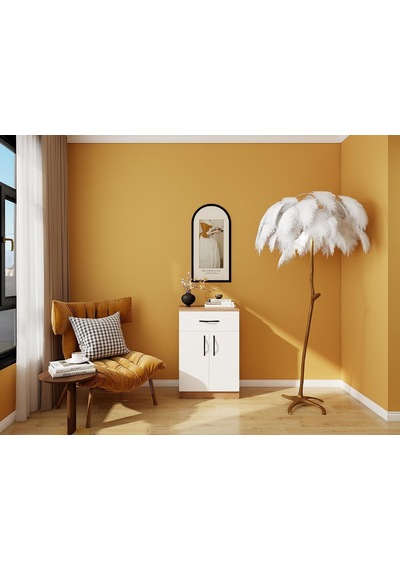 2 Raflı 2 Çekmeceli Banyo Düzenleyici Çekmeceli Dolap Komodin Db-0045 Çok Renkli
