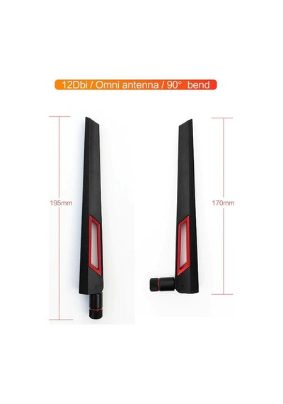 Alkatronik 12dbi Dual Band Anten Sma Erkek 2.4ghz 5.8ghz Rf Gsm Wifi Sinyal
