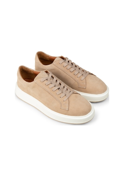 Deery Erkek Hakiki Süet Bej Sneaker Ayakkabı - E4182mbeje01 Bej