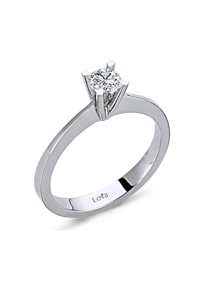 Lova F Renk 0,40 Karat Pırlanta Tektaş Yüzük - Hrd - 1030055