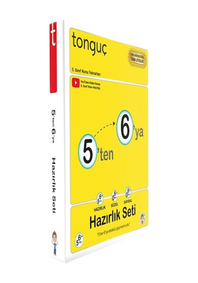 5'ten 6'ya Hazırlık Seti - Tüm Dersler - Tonguç Yayınları