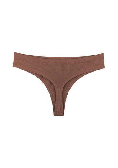 Sensu Kadın Fitilli Brazilian Tanga 7'li Paket Set Karışık