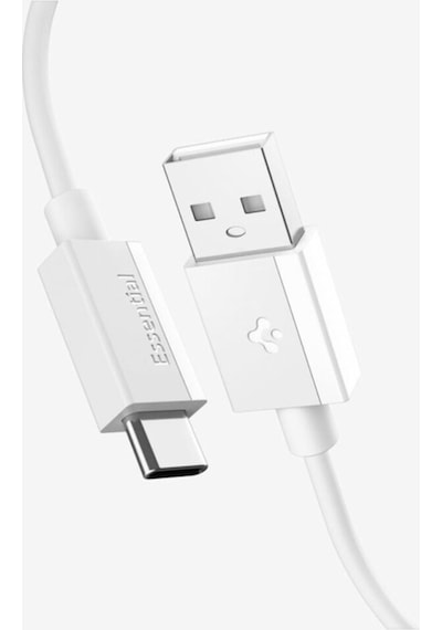 Spigen Essential 1m Usb-a To Usb-c 60w Kablo Aca08715 Beyaz