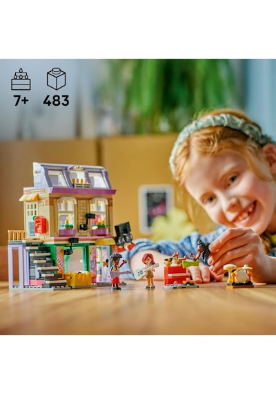 LEGO® Friends Müzik Mağazası ve Daire 42653 - 7 Yaş ve Üzeri Çocuklar için 3 Mini Bebek İçeren Yaratıcı Oyuncak Yapım Seti (483 Parça) LEGO® Friends Müzik Mağazası ve Daire 42653 - 7 Yaş ve Üzeri Çocuklar için 3 Mini Bebek İçeren Yaratıcı Oyuncak Yapım Seti (483 Parça)