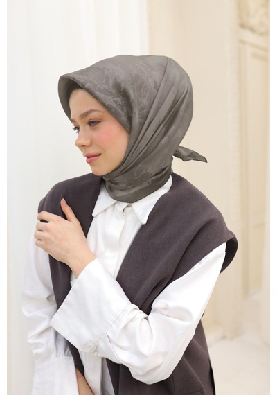 Silk Home Desenli Shiny Eşarp - 8647 - Mat Vizon Mat Vizon