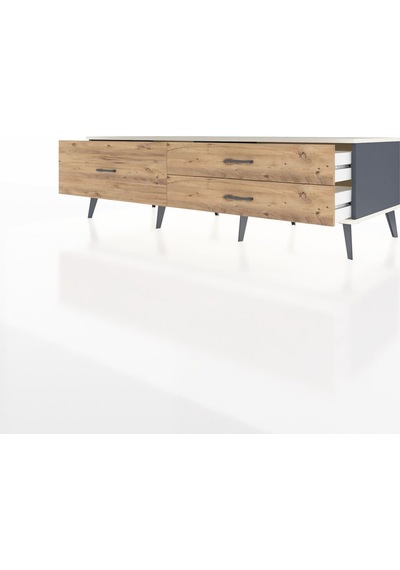 Kronos Tv Ünitesi 3 Çekmeceli 176x59x51 Antrasit-aytaşı/çam Aytası/atlas Çam Kronos Tv Ünitesi 3 Çekmeceli 176x59x51 Antrasit-aytaşı/çam Aytası/atlas Çam