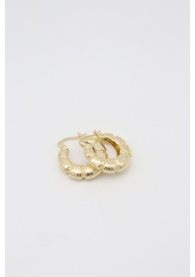 Vıp Küpe 14 K-17141 25mm Çok Renkli