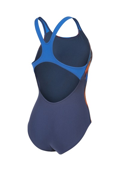 Arena Placement Swimsuit Swim Pro Back Kadın Lacivert Yüzücü Mayo 010768730 Mavi