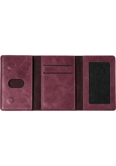 Eco Port 2824362 Joko Tema Magsafe Deri Kartlık - Mürdüm Çok Renkli