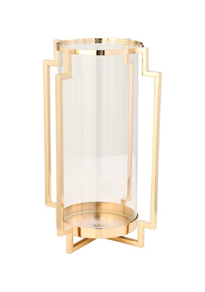 Vitale Saillie Cam Mumluk Gold 25x25x37 Cm Ak.jd0108