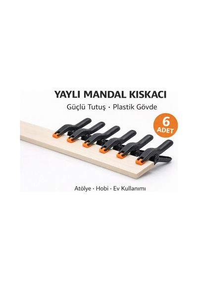2 İnç Yaylı Mandal Kıskaç Klips Güçlü Plastik İşkence, Çok Amaçlı Tutucu Mandal