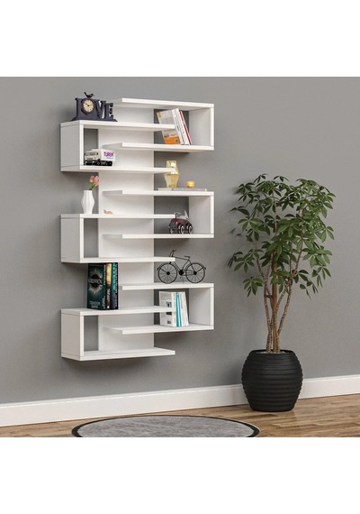 Lucky Raflı Kitaplık Mdf Siyah Lucky Raflı Kitaplık Mdf Siyah