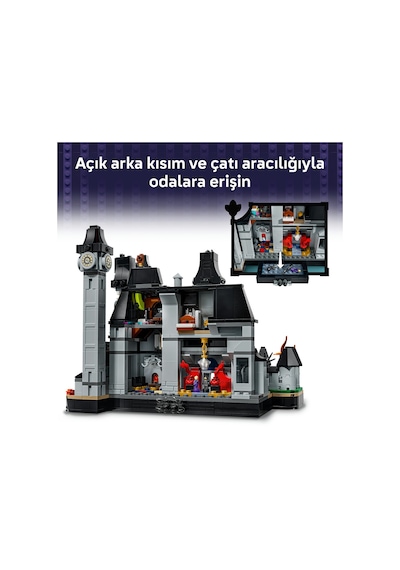 LEGO® Wednesday Nevermore Akademisi 76788 - 10 Yaş ve Üzeri Çocuklar için Mikro Figür İçeren Oyuncak Yapım Seti (890 Parça)