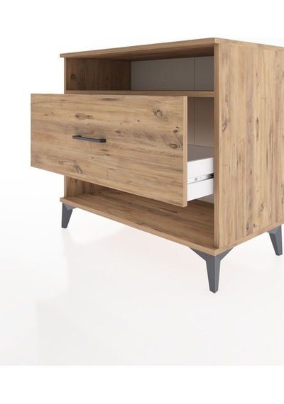 Hyperion Şifonyer Tek Raflı Tek Çekmeceli 88x44x80 Çam-çam Çam