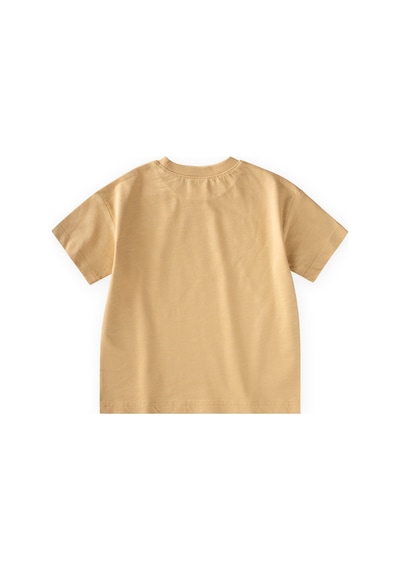 Cigit Slogan Baskılı T-shirt 2-10 Yaş Sundres Sarı