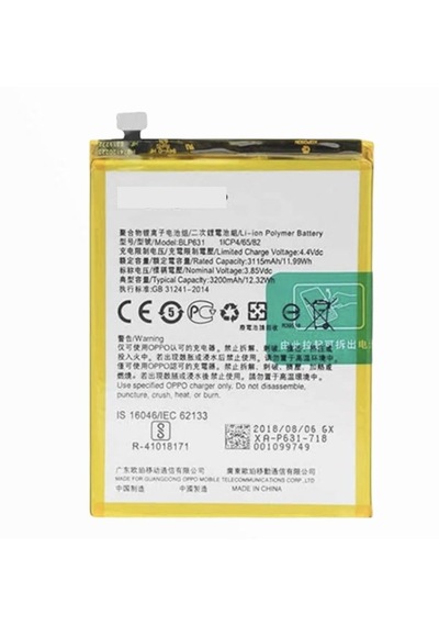 Oppo Uyumlu A73 Blp631 Batarya