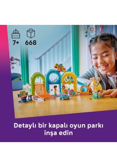Kapalı Oyun Parkı Temalı Yaratıcı Oyuncak Seti