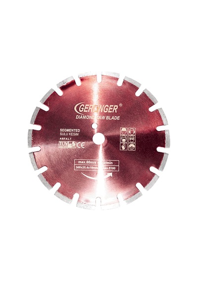 Gerlinger Asfalt İçin Elmas Daire Testereler 300mm
