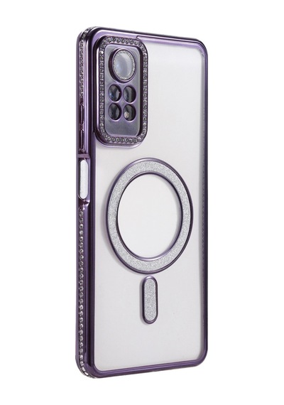 Xiaomi Redmi Note 12 Pro 4g Joke Simli Magneticsafe Kılıf Derin Mor