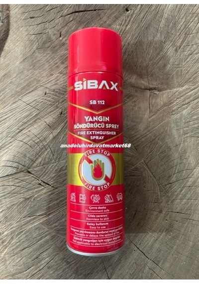Sibax Pro Araç Yangın Söndürme Spreyi Yangın Söndürücü Sprey 600ml Diğer