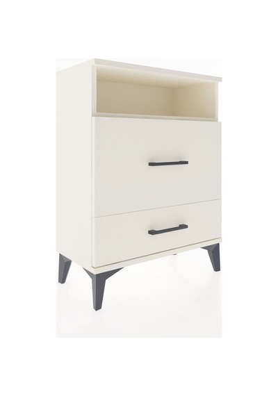 Arges Komodin Tek Raflı 2 Çekmeceli 60x30x80 Aytaşı-aytaşı Aytaşı