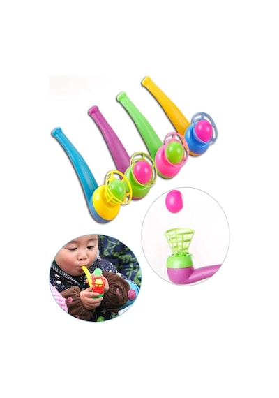 Hyd 25 Adet Saksafon Pipet Top Üfleme Nefes Kontrolü Oyunu Popit Eğitici Oyuncak