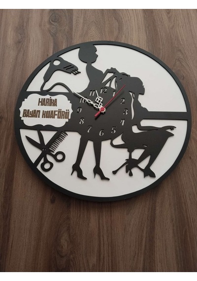 Kuaför & Güzellik Merkezi Kişiye Özel İsim Yazılı Şık Ve Kalite Siyah