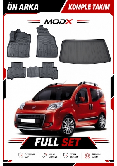 Hyundai İx35 2010-2018 Araca Özel Bagaj Havuzu + Universal Havuzlu Paspas Takımı 3d