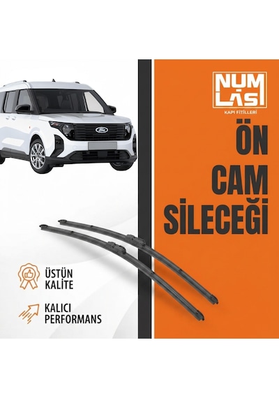 Ford Courier 2023-2025 Ön Cam Silecek Takımı Numlas-a Kalite-nm0181